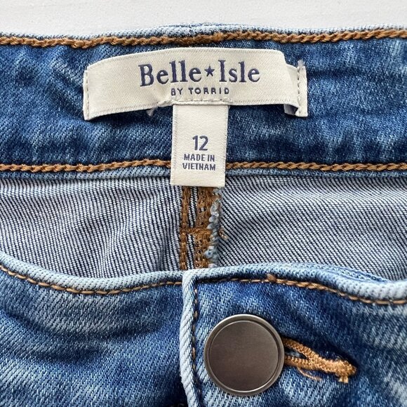 Belle Isle By Torrid Wide Leg Jeans, Size 12, RN 148862, EC - Picture 6 of 16